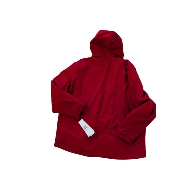 NEW Calvin Klein Hooded Red Soft Shell Winter Jacket Mens XXL Water-Resistant W - Picture 11 of 13